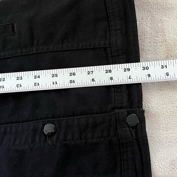 J Brand Black Denim Maxi Jacket Women’s Size Small Grunge Punk Minimalist New - Picture 16 of 16